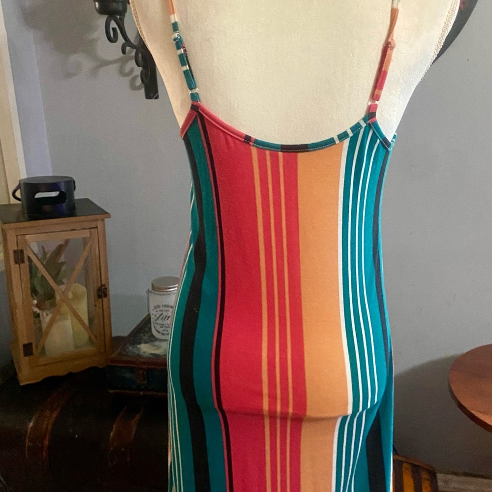 Striped Multicolor Dress Size S - Picture 8 of 9